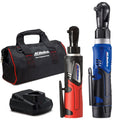 ACDelco ARW1209-K9 G12 Series 12V Li-ion Cordless u00bcu201d &amp; 3/8u201d Ratchet Wrench Combo Tool Kit with Canvas Bag