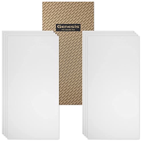 Genesis Smooth White Ceiling Tiles