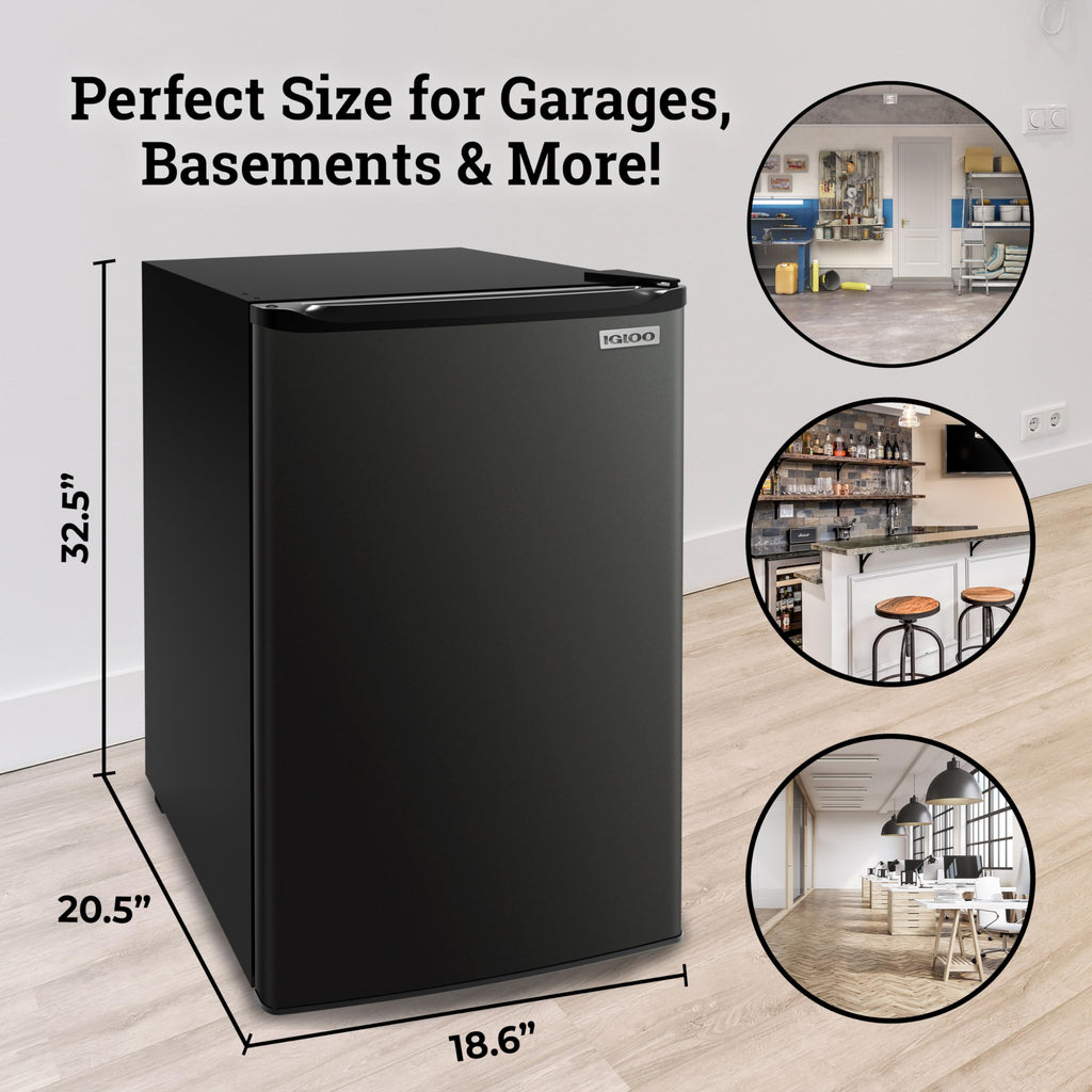 Igloo IRF32BK6A Compact Refrigerator Freezer