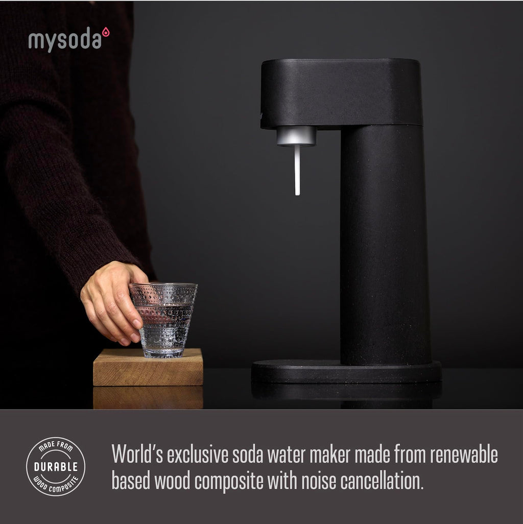 Mysoda Woody Black Carbonating Machine