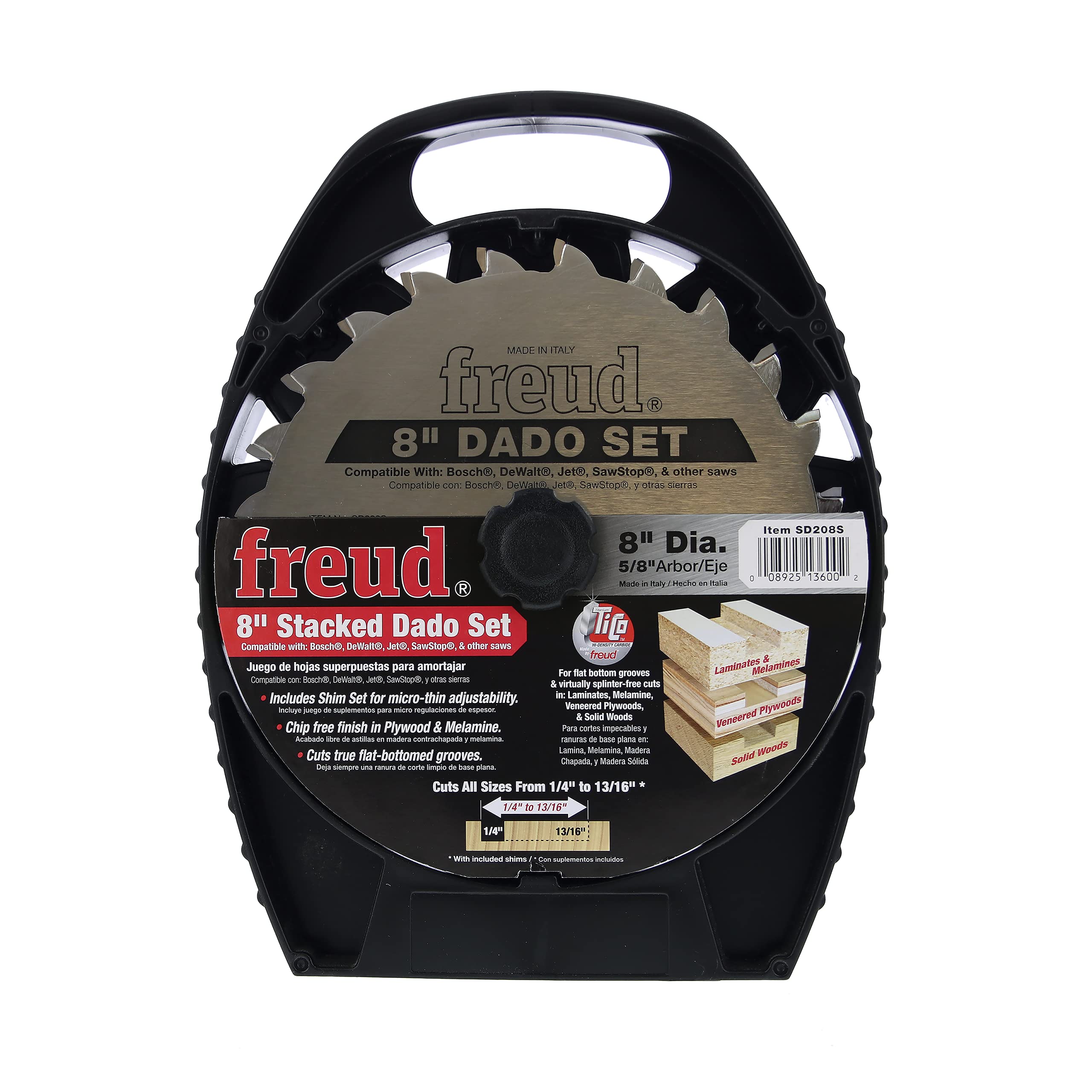 Stacked Dado Saws Multi Size