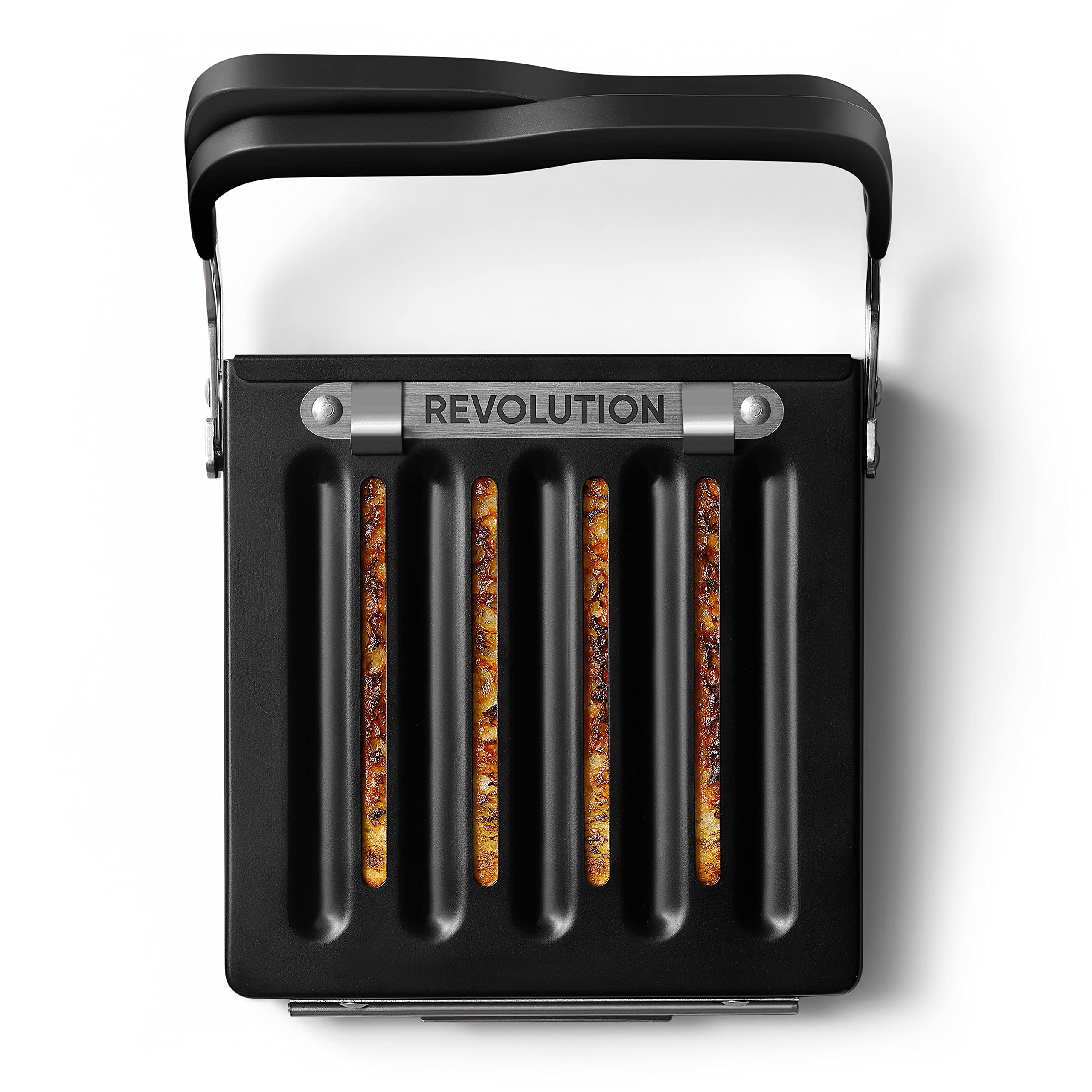 Revolution Toastie PressTM perfectly sandwiches quesadillas