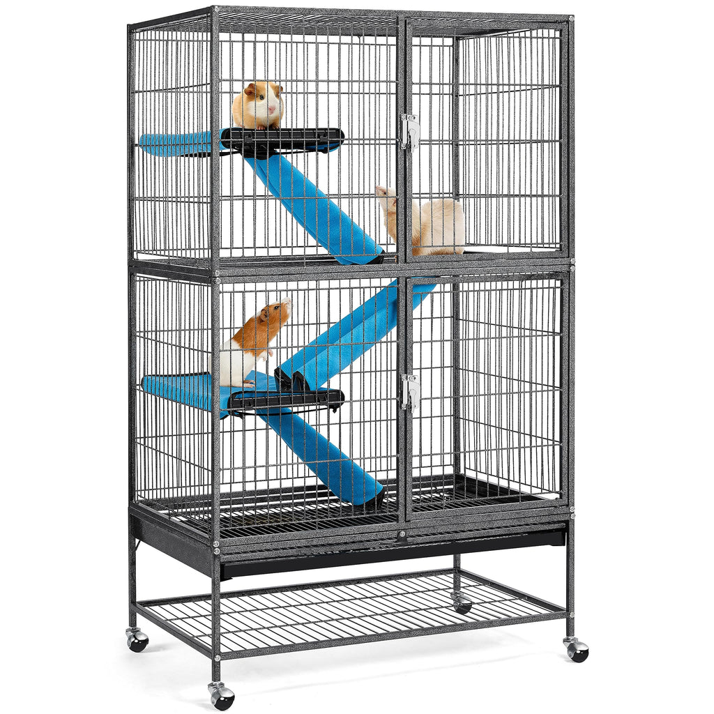 Yaheetech Rolling 2-Story Ferret and Small Animal Cage