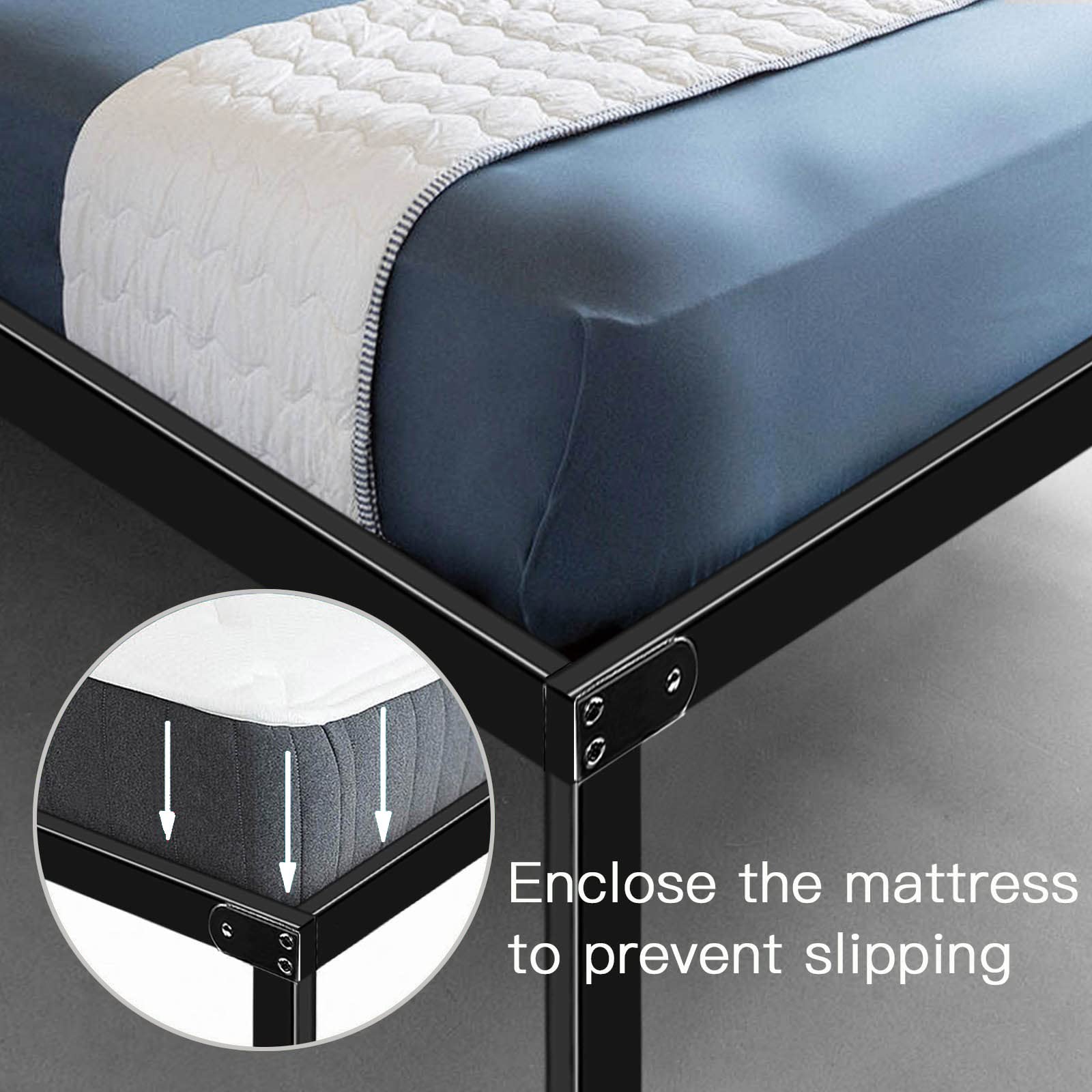 HAAGEEP Spring Platform Bedframes Storage