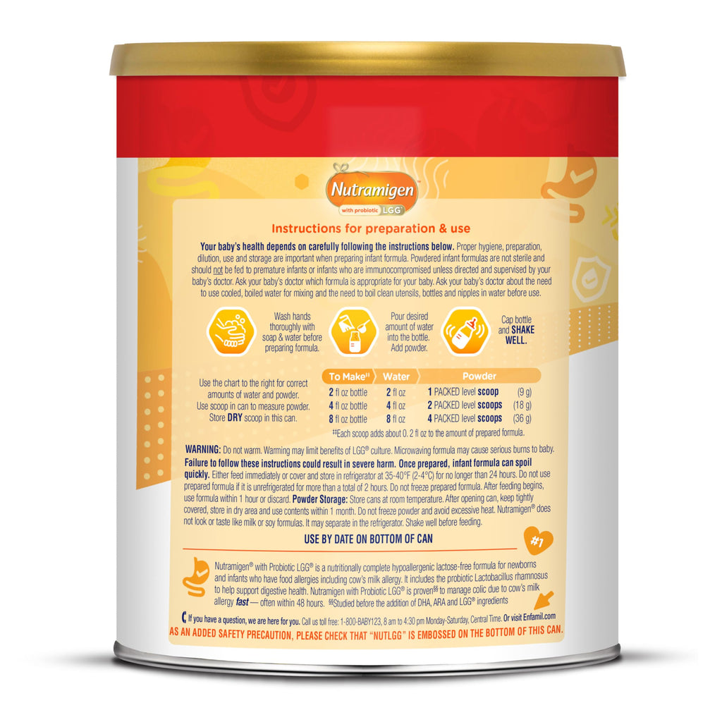 Enfamil Nutramigen Hypoallergenic Formula Lactose