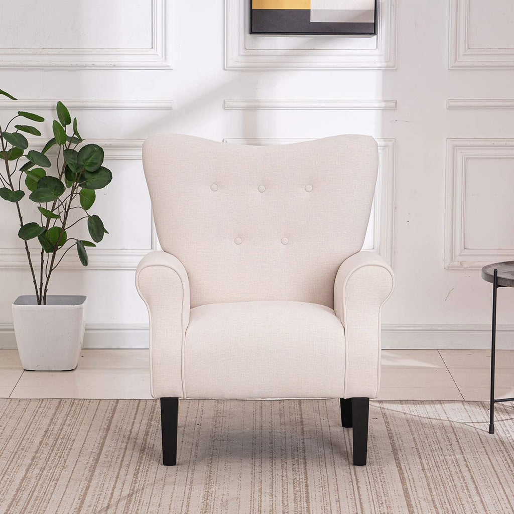 Mellcom Century Wingback Upholstered Bedroom