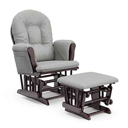 Storkcraft Custom Glider Ottoman White