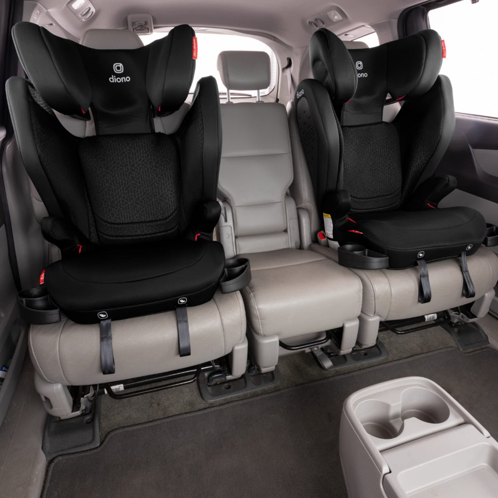 Diono Monterey 4DXT 2-in-1 Booster Car Seat, Black