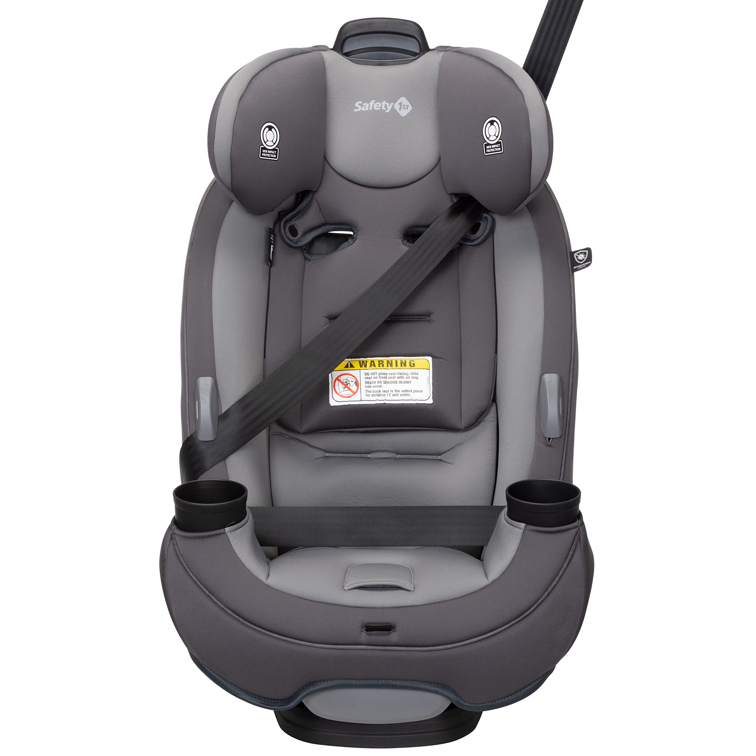 Safety 1st Grow and Go All-in-One Convertible Car Seat, Rear-facing 5-40 pounds, Forward-facing 22-65 pounds, and Belt-positioning booster 40-100 pounds, Everest Pink