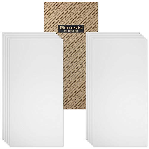 Genesis Smooth White Ceiling Tiles