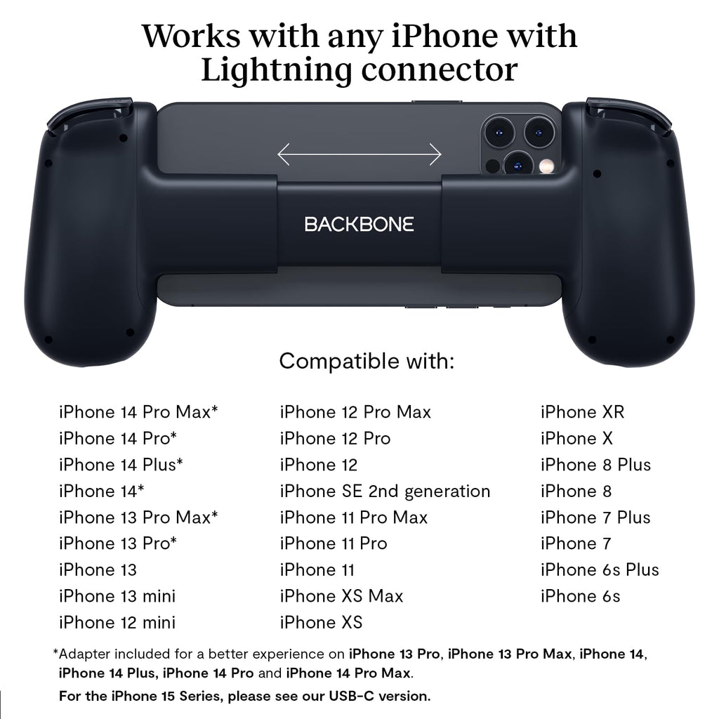 Backbone iOS Mobile Gamepad Controller Certified