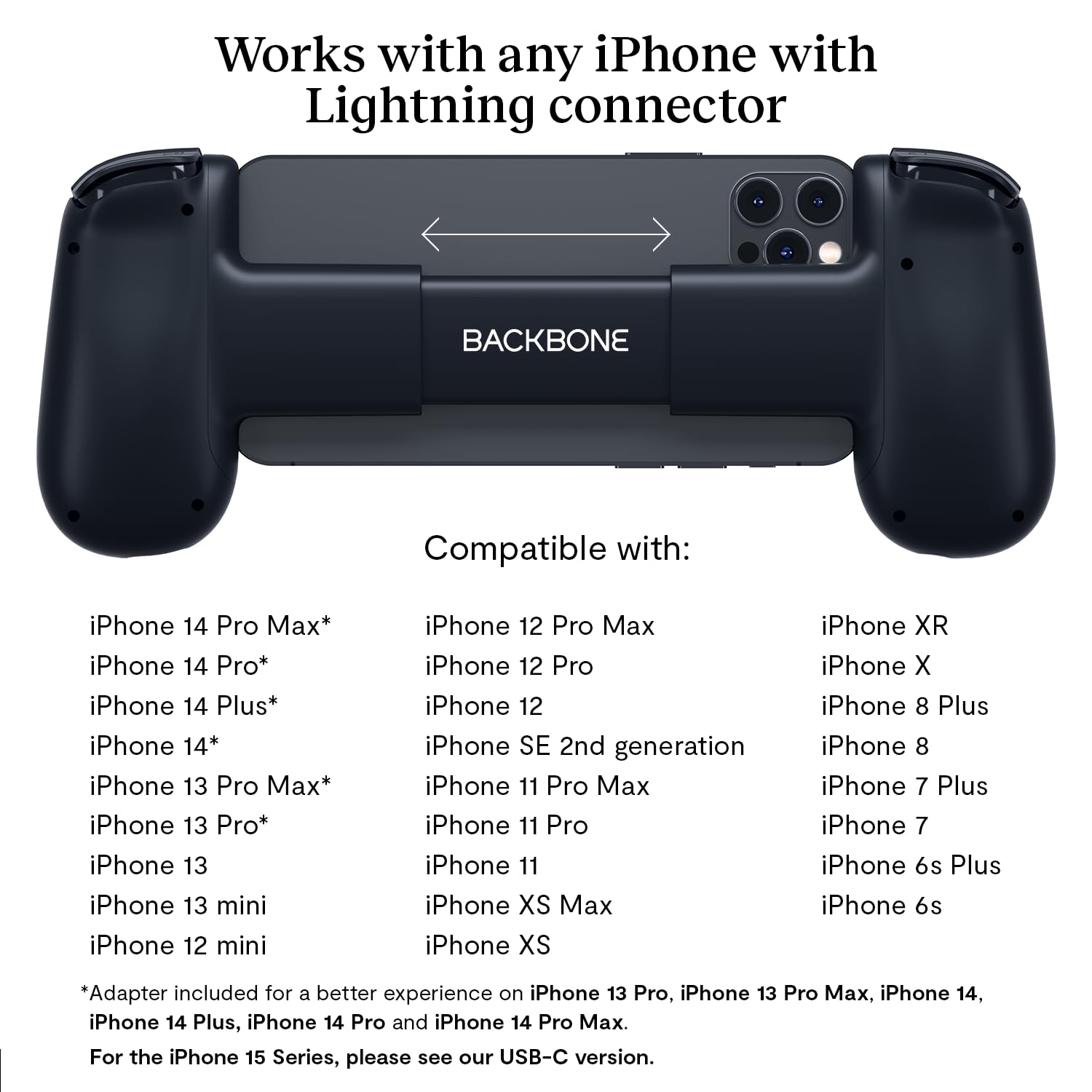 Backbone iOS Mobile Gamepad Controller Certified