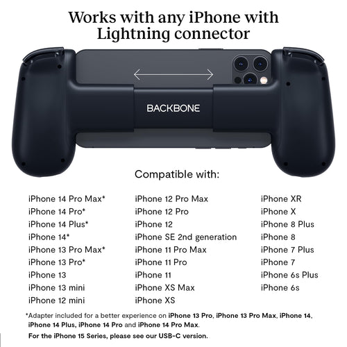 Backbone iOS Mobile Gamepad Controller Certified