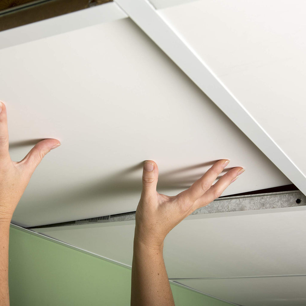 Genesis Smooth White Ceiling Tiles