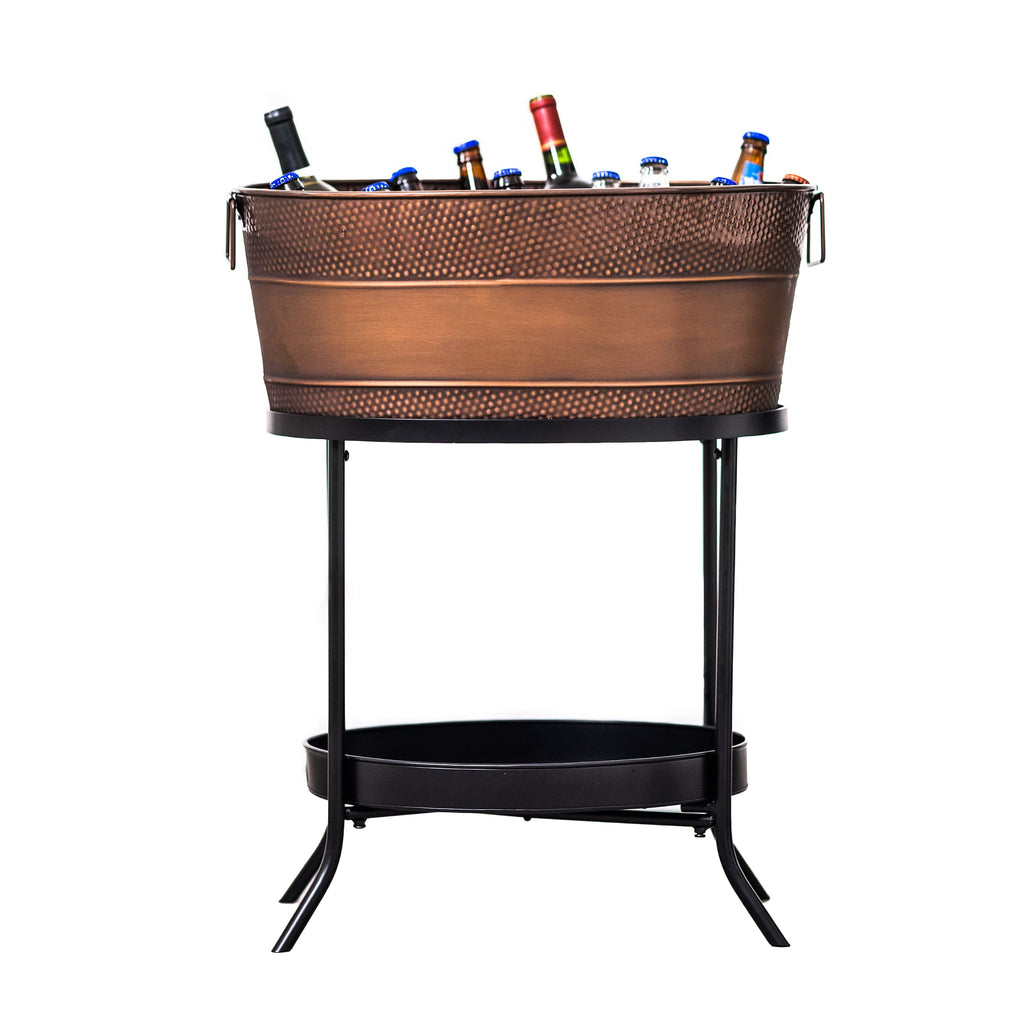 BREKX Copper Hammered Galvanized Beverage
