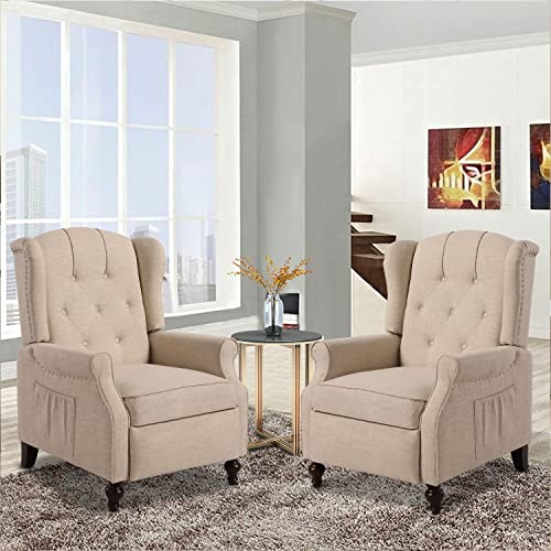 Consofa Wingback Recliner Massage Backrest