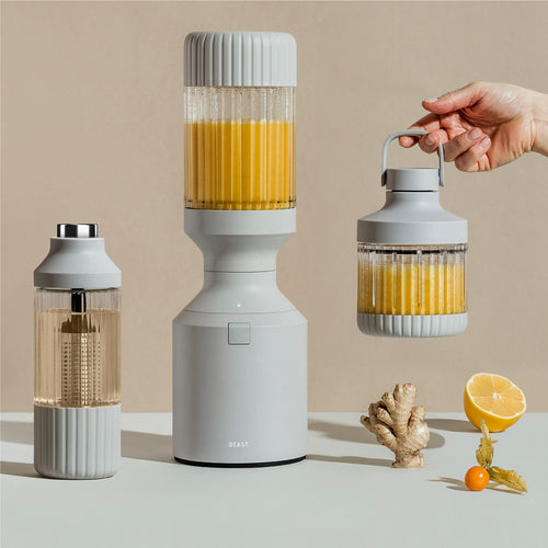 Beast Blender   Hydration System | Blend Smoothies and Shakes, Infuse Water, Kitchen Countertop Design, 1000W (Carbon Black)