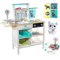 Wooden Vet Center Pretend Play Pet Hospital Playset